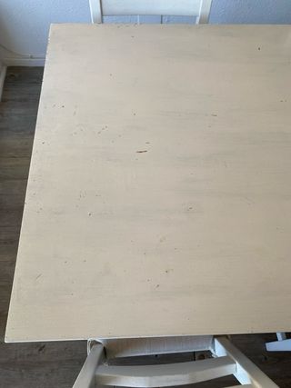 Mesa + 4 sillas de pino macizo estilo nórdico