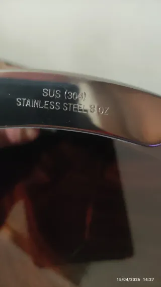 Fiaschetta tascabile acciaio inox design unico