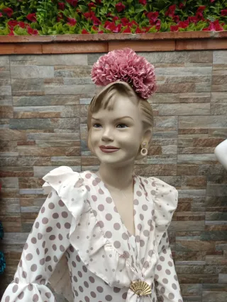 Vestido Flamenca Niña Lunares