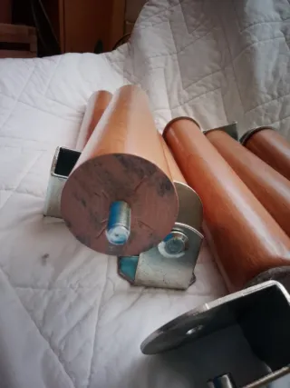 Patas de madera para somier (6 unidades)