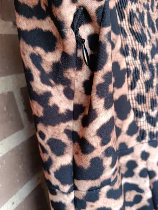 Vestido Leopardo Zara Talla L