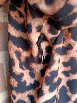 Vestido Leopardo Zara Talla L