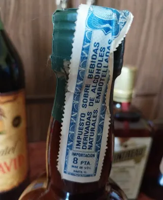 6 Vecchie Bottiglie da Collezione Anni '70