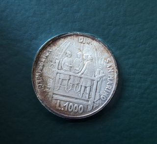 San Marino Lire 1000 Argento 1977