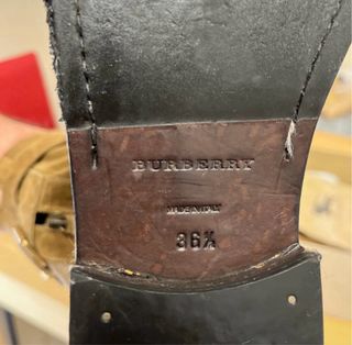 Stivaletti Burberry originali marrone