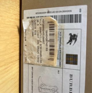 Stivaletti Burberry originali marrone