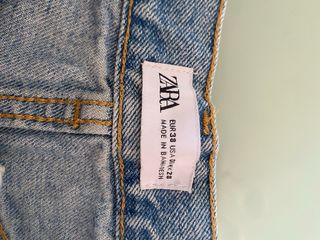 Shorts vaqueros rotos mujer Zara