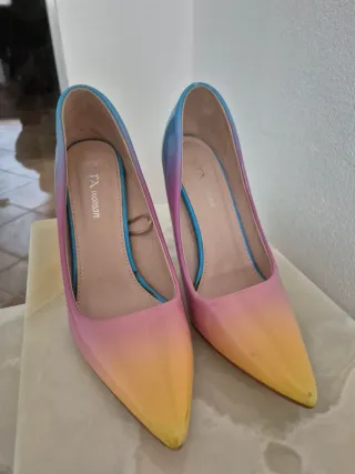 Scarpe décolleté tacco alto sfumate