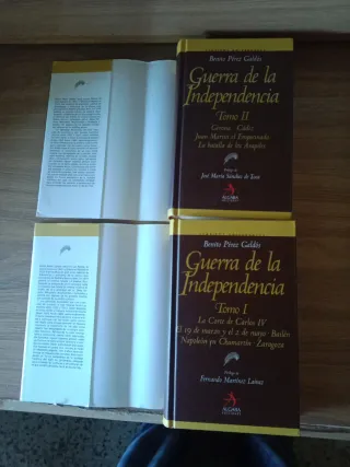 Libro Guerra de la independencia Tomo I y II