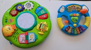 Volante Bebé Musical + videocamara como nuevo