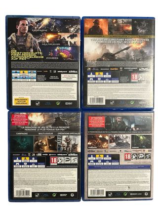 Lote 4 Juegos PS4: Call of Duty