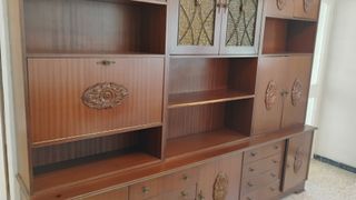 Mueble Salón Madera Vintage Grande