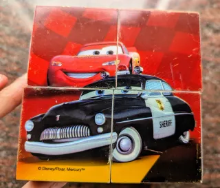 Puzzle Cubos Magnéticos Cars