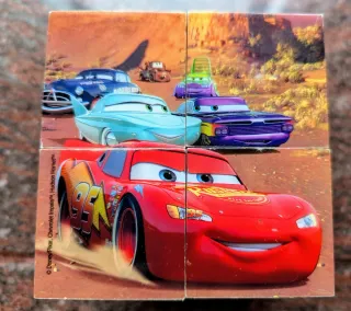 Puzzle Cubos Magnéticos Cars