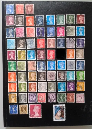 133 Francobolli Gran Bretagna