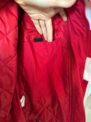 Chaqueta Moto Roja y Blanca Talla L