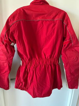 Chaqueta Moto Roja y Blanca Talla L