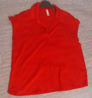 Blusa Mango Vermelha Tamanho M