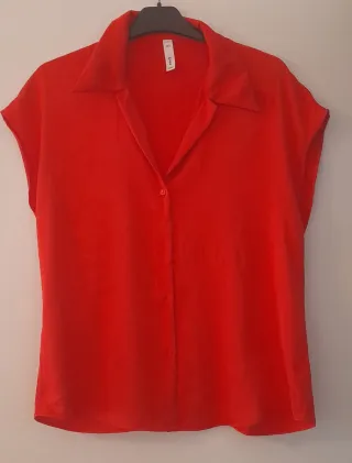 Blusa Mango Vermelha Tamanho M