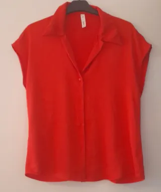 Blusa Mango Vermelha Tamanho M