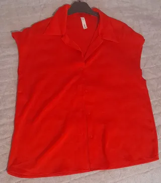 Blusa Mango Vermelha Tamanho M
