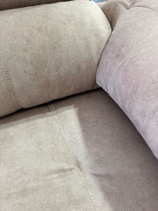 Sofá Cama 3 Plazas con Taburetes y arcón