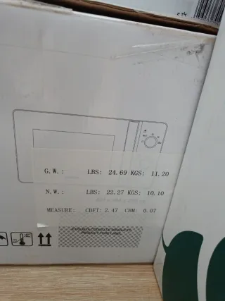 Microondas Taurus Ready 20L 700W Blanco