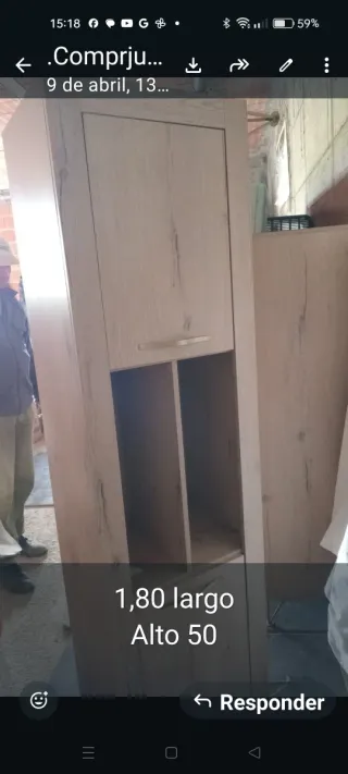Mueble De Salón Madera Buena