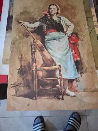 Pintura La Gitana de Manuel Benedito