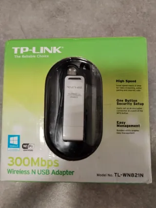 Adaptador USB WiFi TP-Link 300Mbps