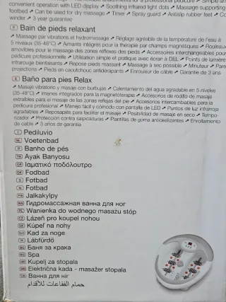Beurer FB50 Hidromasaje Pies Multifunción