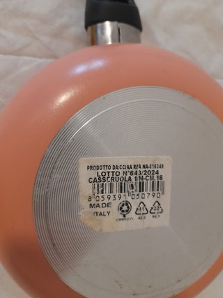 Pentolino Casseruola 16 cm nuovo Made in Italy