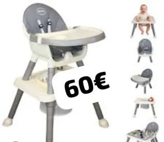 Silla alta bebé 60€