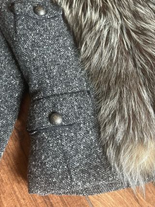 Giacca Moncler originale con pelliccia