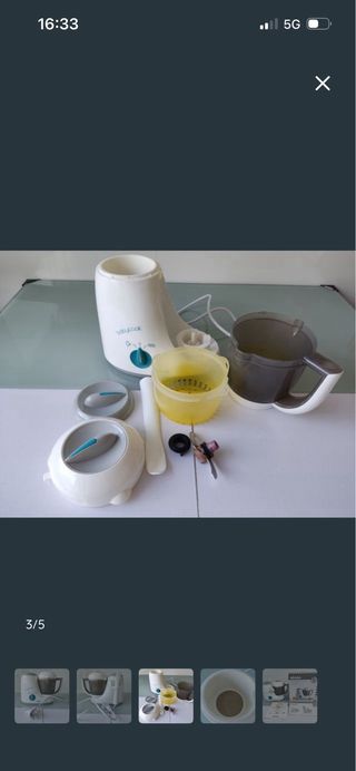 Beaba Babycook Cocedor y Batidora