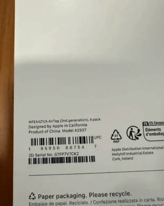 Airtag Apple 2nd generation