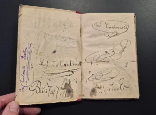 Libro Antiguo Manuscrito José Francés ca. 1920