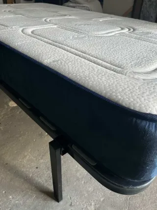 Somier de láminas madera y metal