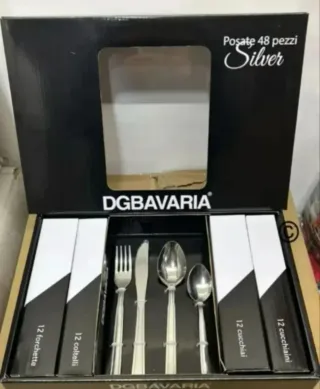 Set Posate DGBAVARIA 48 Pezzi Silver
