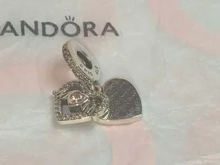 Pandora Mamá Corazón Colgante Rosa