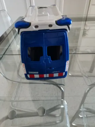 Furgoneta Policía Juguete Sonido Funciona