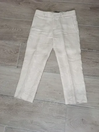 Traje niño Lino Beige Coconut Talla 9-10