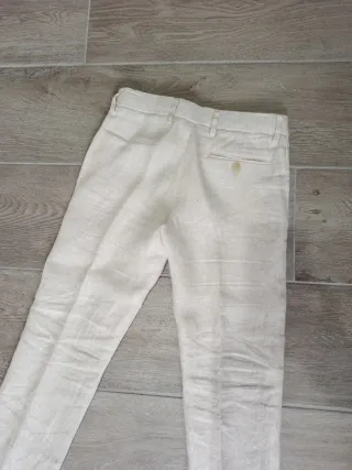 Traje niño Lino Beige Coconut Talla 9-10