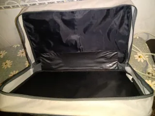 Maletín multiusos gris claro y oscuro