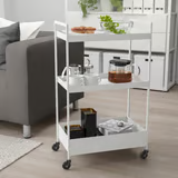 Carrito Auxiliar IKEA NISSAFORS Blanco