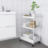 Carrito Auxiliar IKEA NISSAFORS Blanco