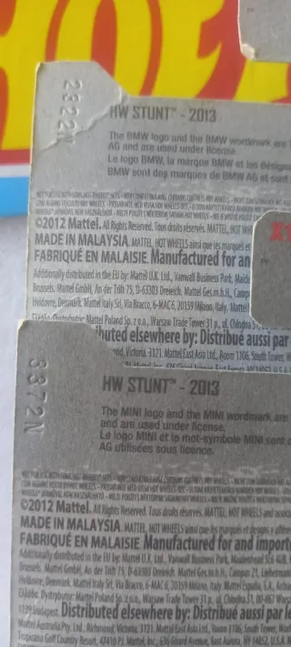 Conjunto 2 Mini Countryman Rally Hot Wheels