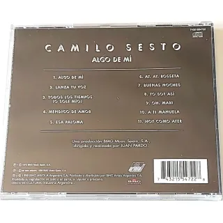 CD de Camilo Sesto "ALGO DE MI"