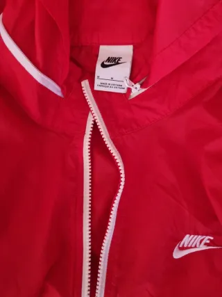 Chandal cortavientos Nike Rojo