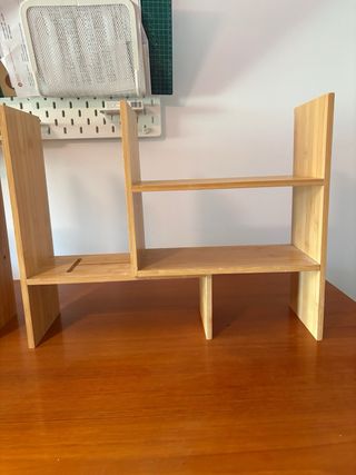 Estantería modular de bambú